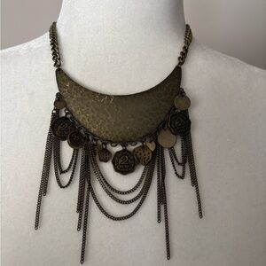 Vintage Gold Coin Necklace